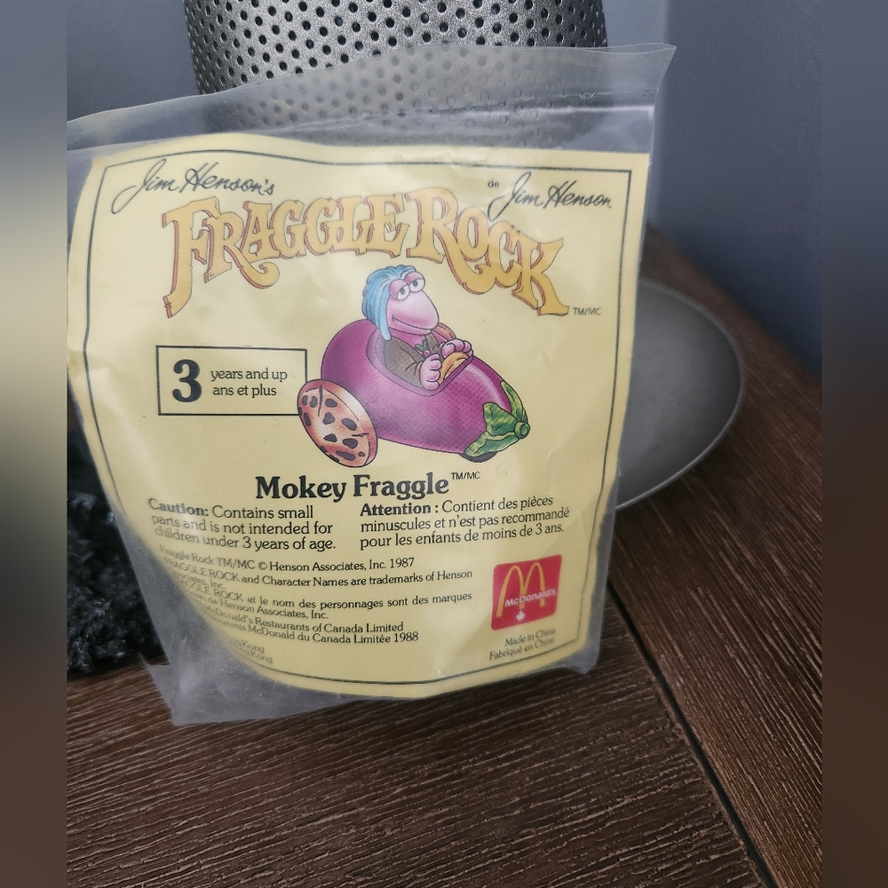 Fraggle Rock, McDonalds, Monkey in Eggplant Car, 1988